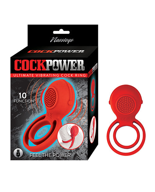Nasstoys Cockpower Ultimate Vibrating Cock Ring - Red