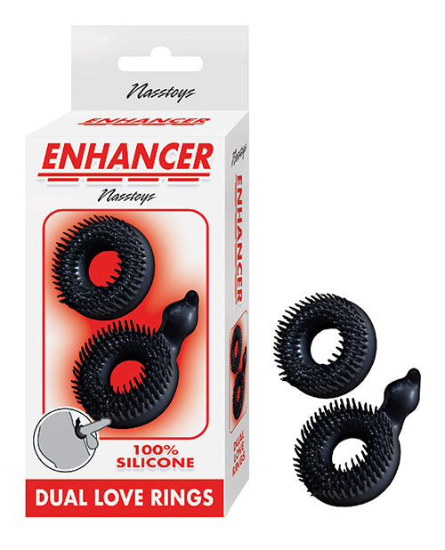 Nasstoys Enhancer Dual Love Rings - Black
