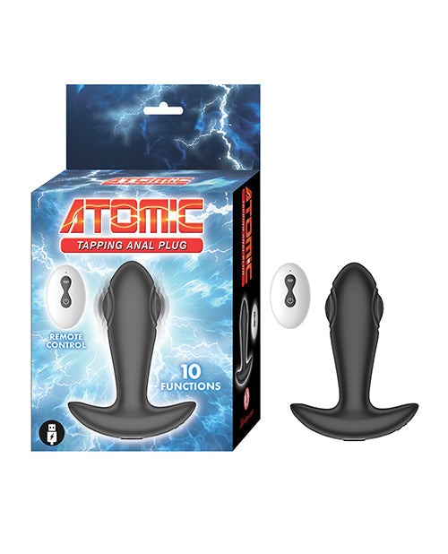 Nasstoys Atomic Tapping Anal Plug w/Remote Control - Black
