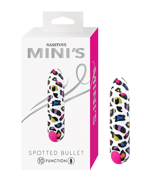 Nasstoys Nasstoys Mini's Spotted Bullet - White
