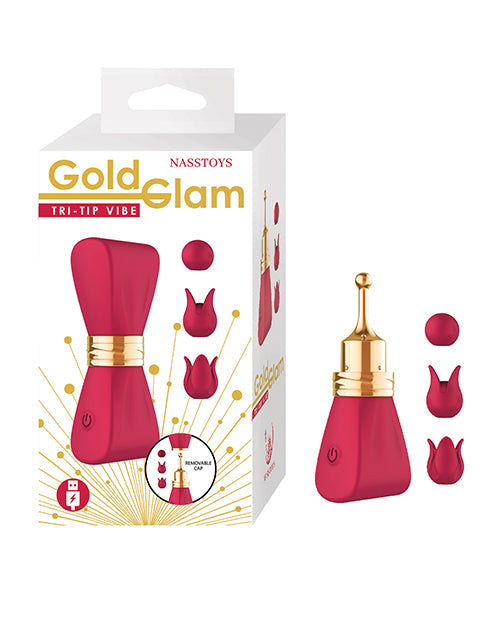 Nasstoys Gold Glam Tri-Tip Vibe - Red