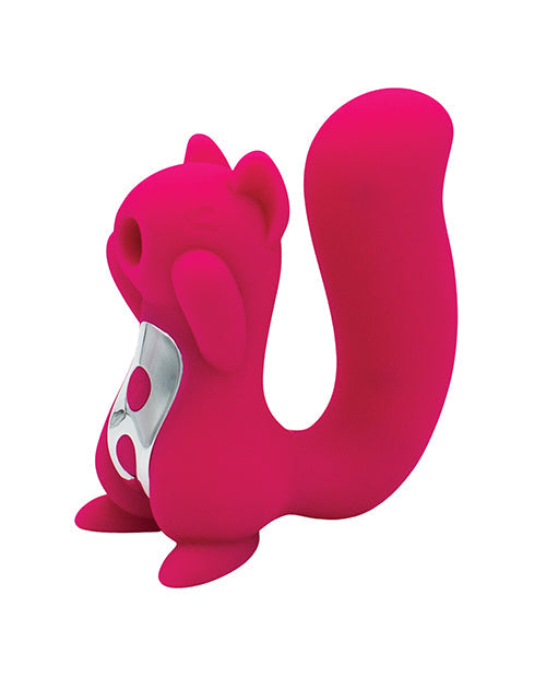 Like A Kitten Natalie's Toy Box Screaming Squirrel Pulsing and Vibrating - Hot Pink