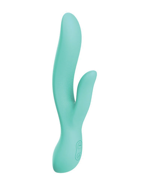 Wild Pop Vibe Wild Pop Vibe Molly Rabbit Dual Vibrator - Aqua