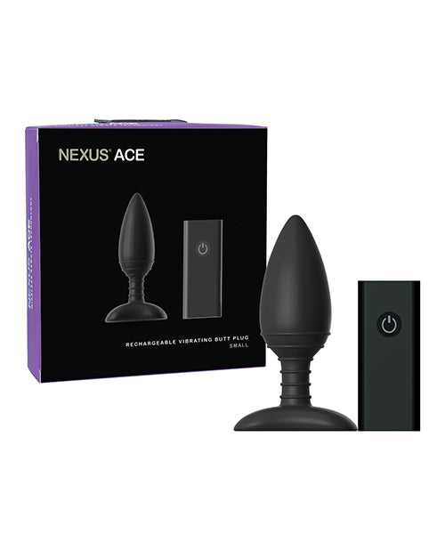 Nexus Nexus Ace Remote Control Butt Plug Small - Black