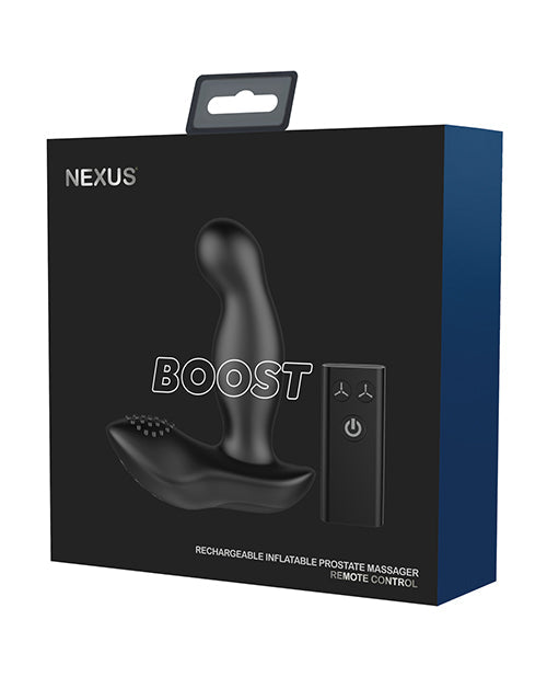 Nexus Nexus Boost Prostate Massager w/Inflatable Tip - Black