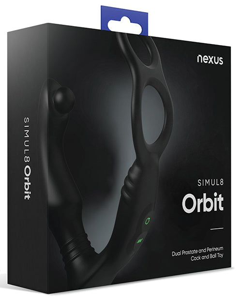 Nexus Nexus Simul8 Orbit Thumping Anal Cock & Ball - Black