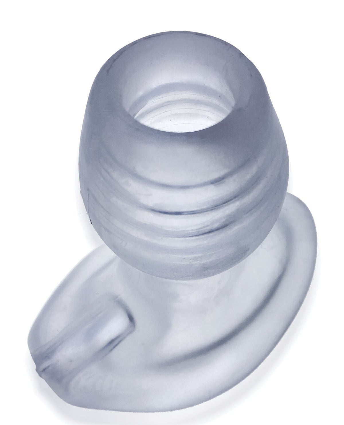 Oxballs Oxballs Glowhole 2 Hollow Buttplug w/LED Insert Large - Clear