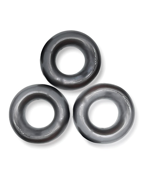 Oxballs Oxballs Fat Willy 3 Pack Jumbo Cock Rings - Steel