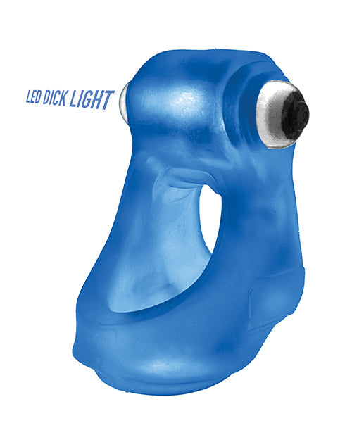 Oxballs Oxballs Glowsling Cock Sling - LED Blue Ice