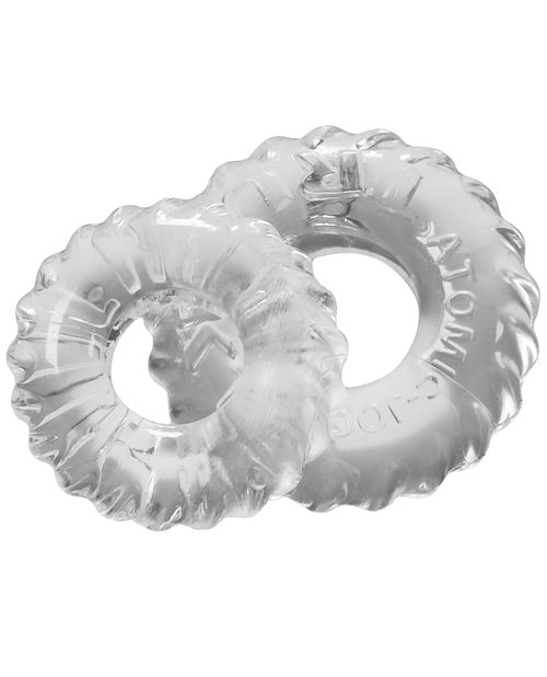Oxballs Oxballs TruckT Cock & Ball Ring - Clear Pack of 2