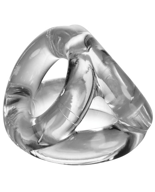 Oxballs Oxballs Atomic Jock Tri Sport 3 Ring Sling Cockring - Clear