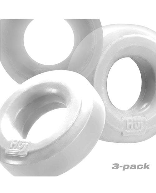 Hunky Junk Hunky Junk C-Ring Multi Pack - White Ice Pack of 3