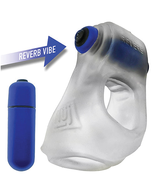 Hunky Junk Hunky Junk Revsling Sling w/Vibe - Clear Ice w/Blue Vibe
