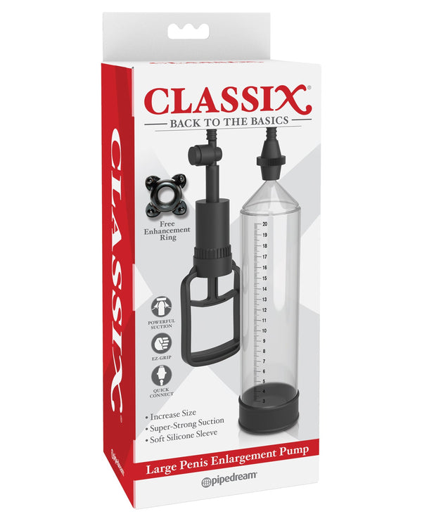 Classix Classix Large Penis Enlargement Pump - Clear