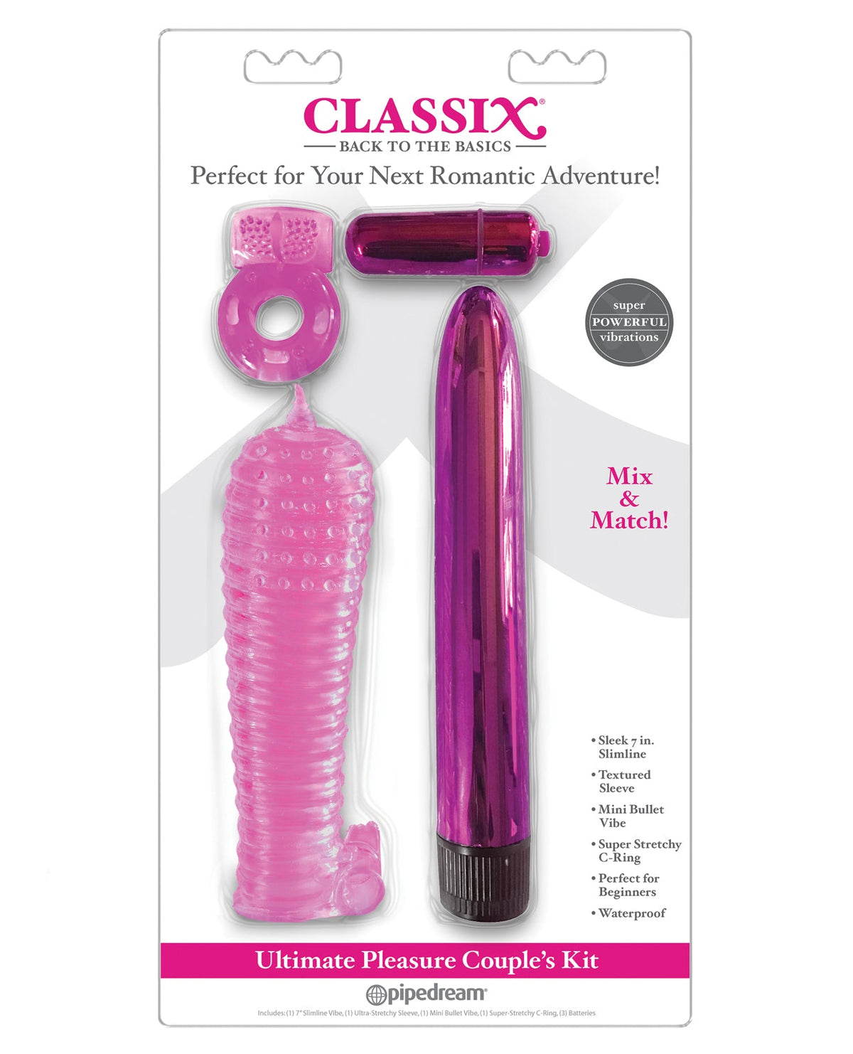 Classix Classix Ultimate Pleasure Couples Kit - Pink