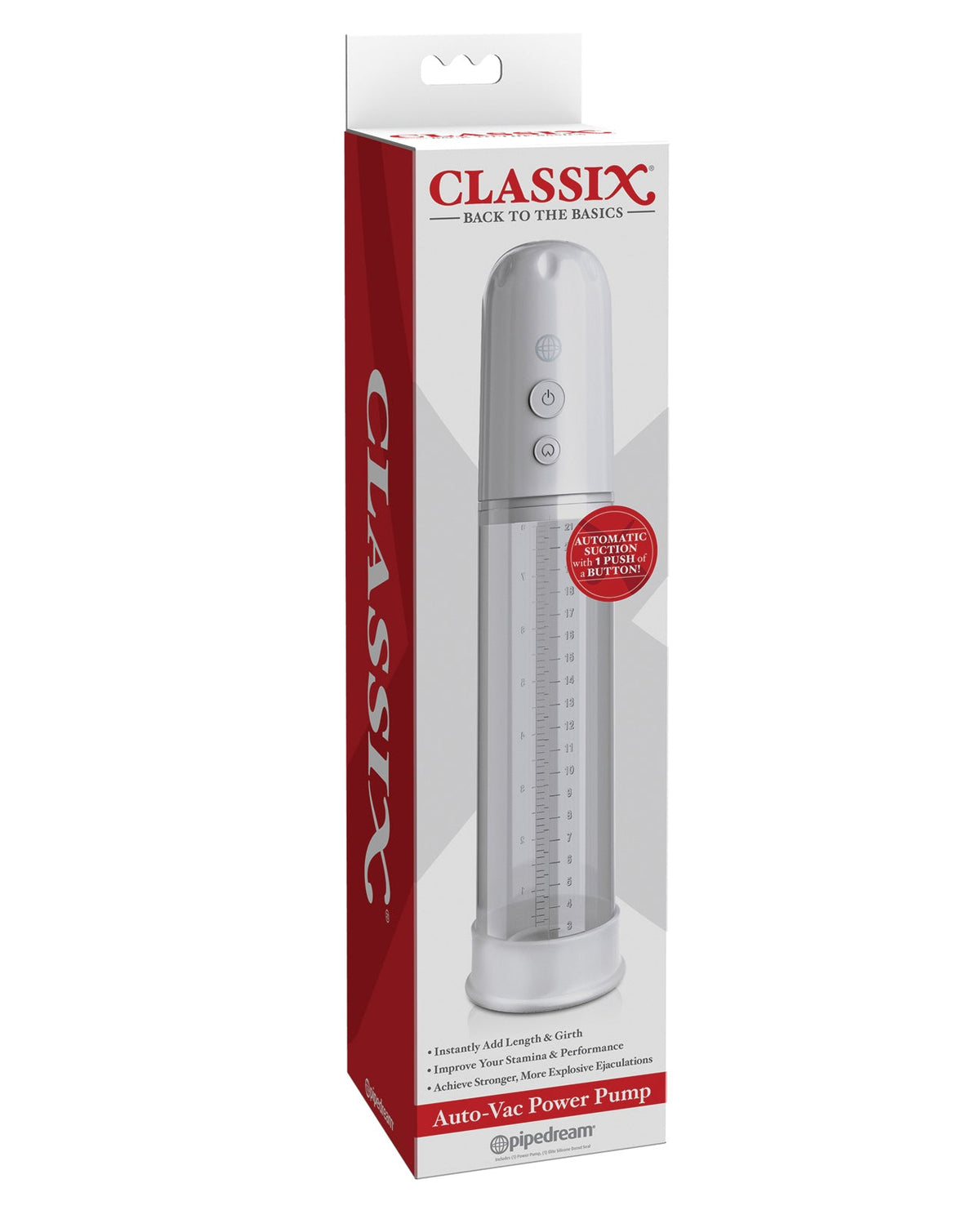 Classix Classix Auto Vac Power Pump - White