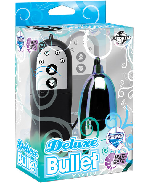 Pipedream Products Deluxe Bullet Waterproof Vibe - Mutli-speed Blue