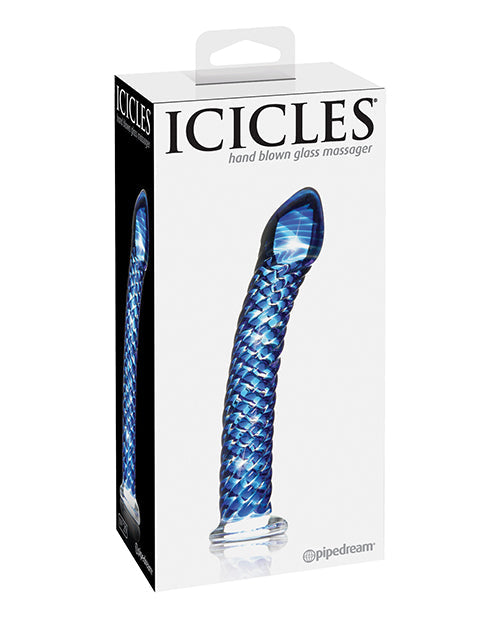 Icicles Icicles No. 29 Hand Blown Glass - Clear w/Ridges