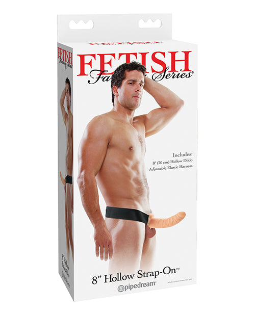 Fetish Fantasy Series Fetish Fantasy Series 8" Hollow Strap On - Flesh