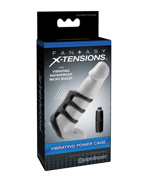 Fantasy X-tensions Fantasy X-tensions Vibrating Power Cage - Black