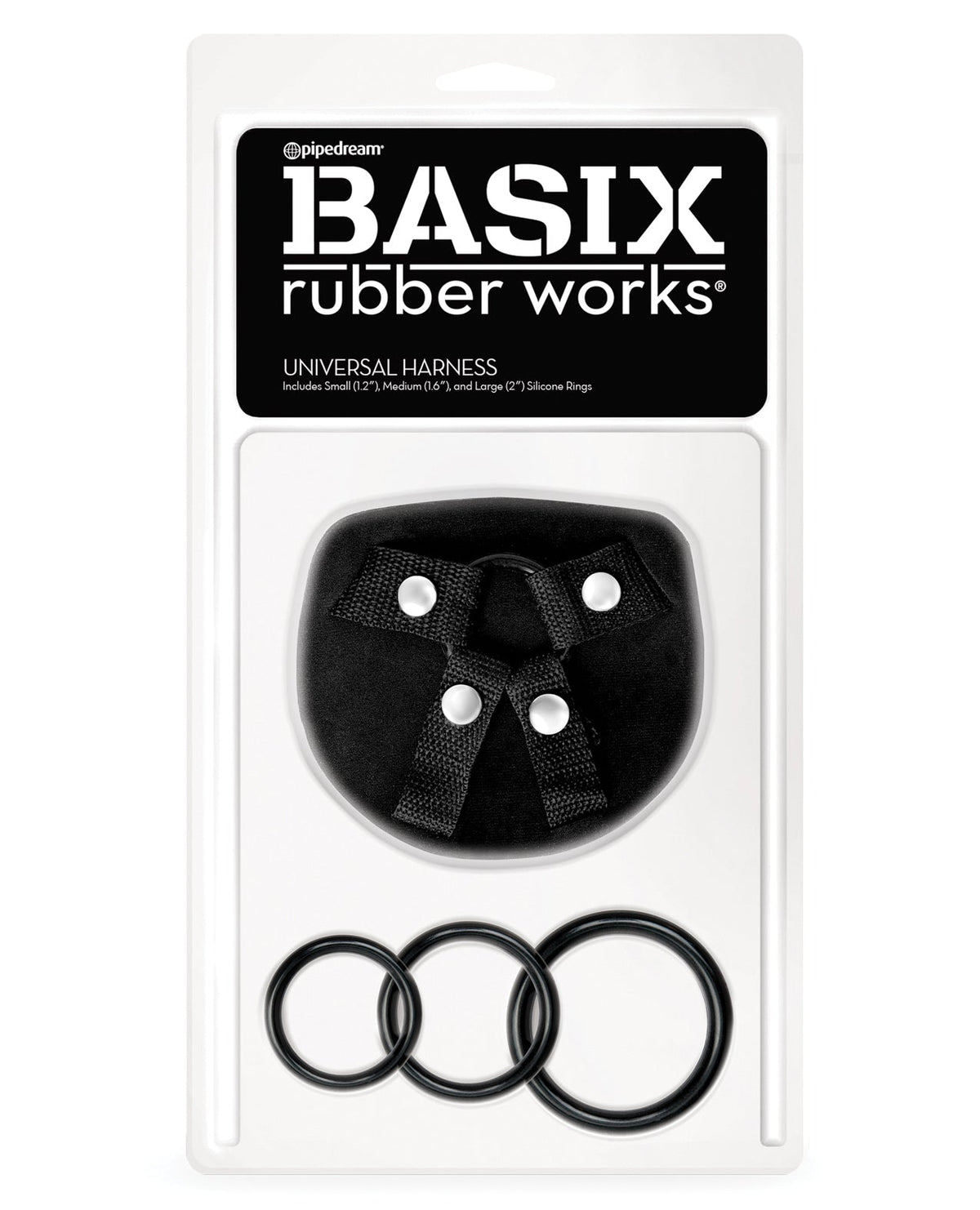 Basix Rubber Works Basix Rubber Works Universal Harness - Black