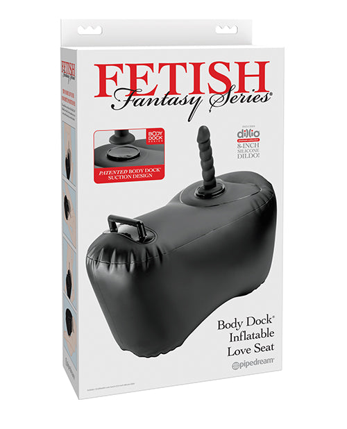 Fetish Fantasy Series Fetish Fantasy Series Body Dock Inflatable Love Seat - Black