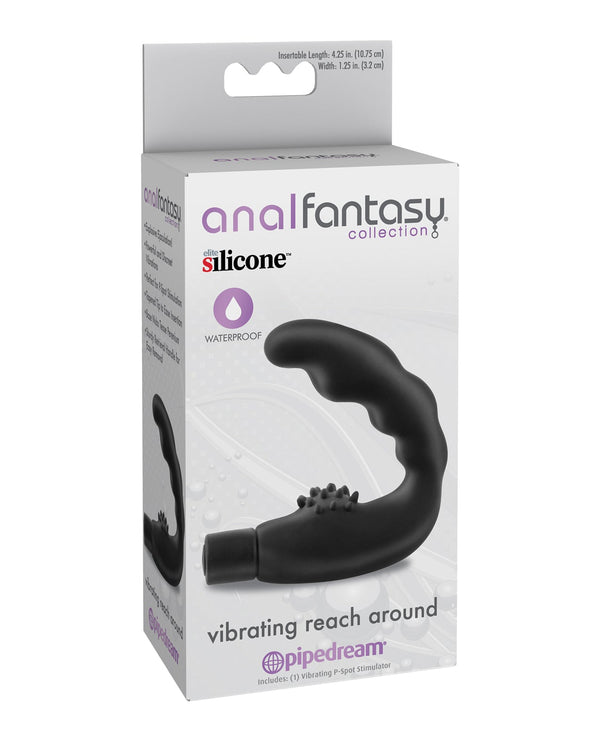 Anal Fantasy Collection Anal Fantasy Collection Vibrating Reach Around - Black