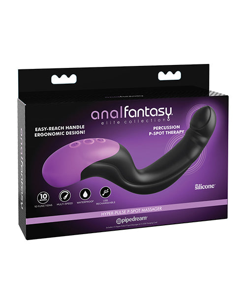 Anal Fantasy Elite Collection Anal Fantasy Elite Collection Hyper Pulse P Spot Massager - Black