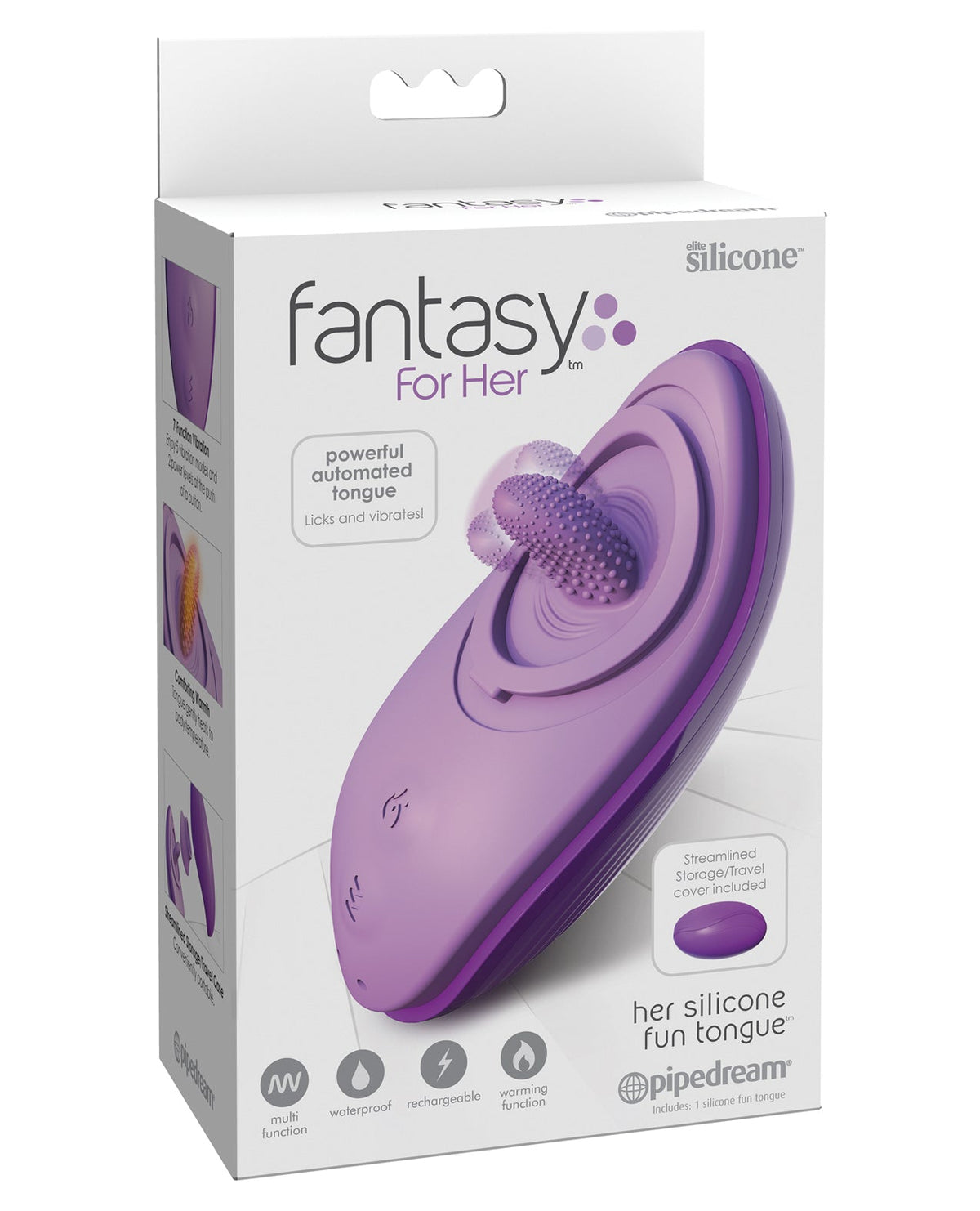 Fantasy For Her Fantasy For Her Silicone Fun Tongue - Purple