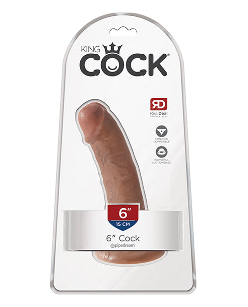 King Cock King Cock 6" Cock - Tan