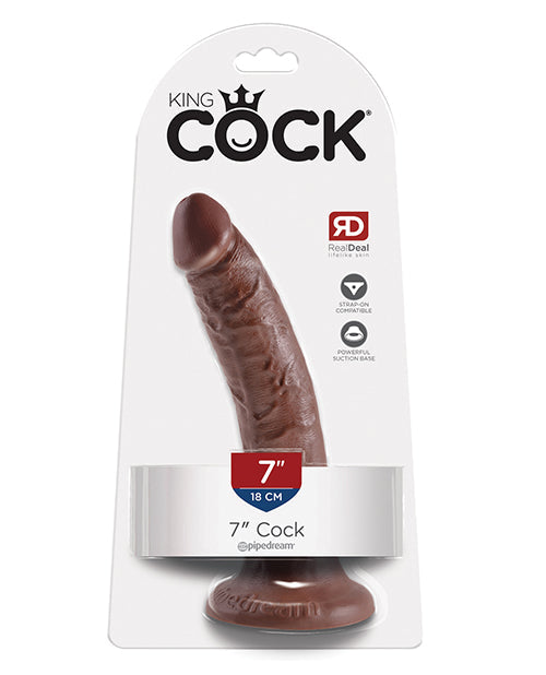 King Cock King Cock 7" Cock - Brown
