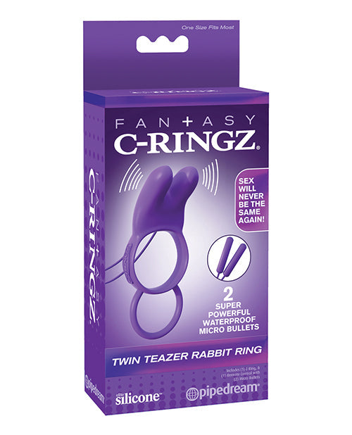 Fantasy C-Ringz Fantasy C-Ringz Twin Teazer Rabbit Ring - Purple