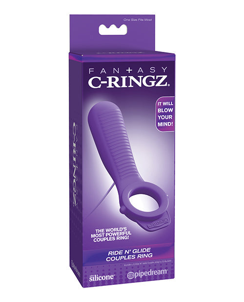 Fantasy C-Ringz Fantasy C-Ringz Ride N' Glide Couples Ring - Purple