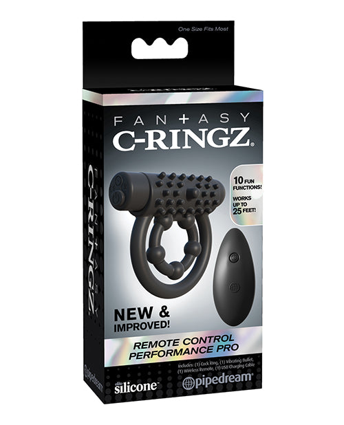 Fantasy C-Ringz Fantasy C-Ringz Remote Control Performance Pro - Black