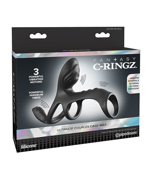 Fantasy C-Ringz Fantasy C-Ringz Ultimate Couples Cage Max - Black