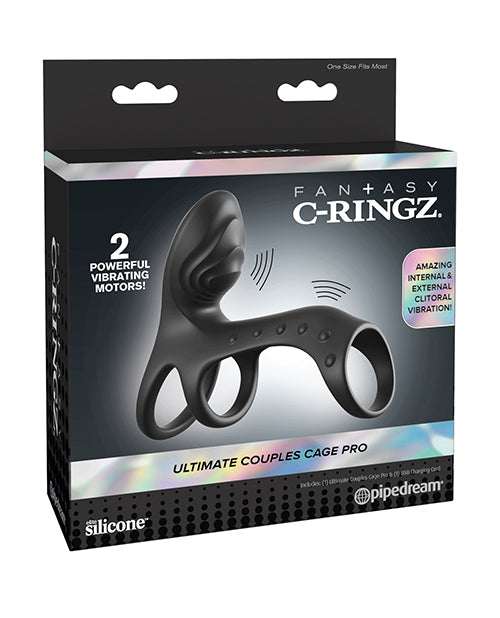 Fantasy C-Ringz Fantasy C-Ringz Ultimate Couples Cage Pro - Black