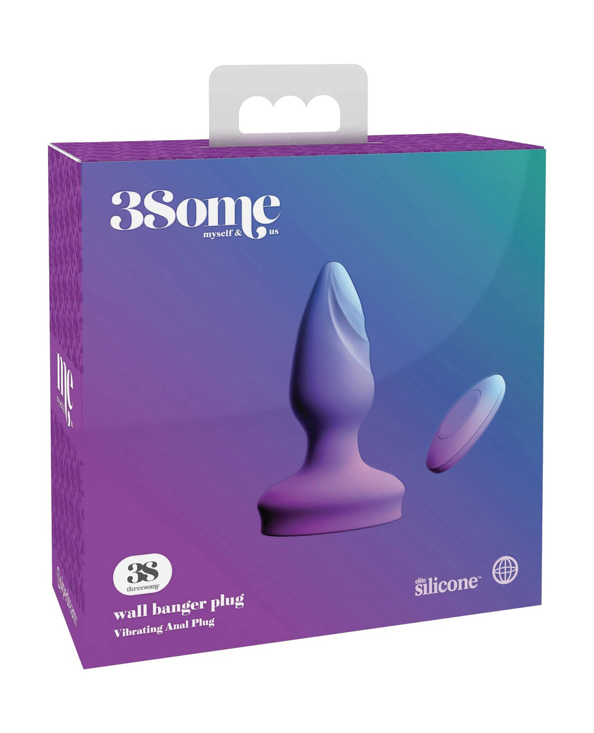 Threesome Threesome Wall Banger Plug - Purple