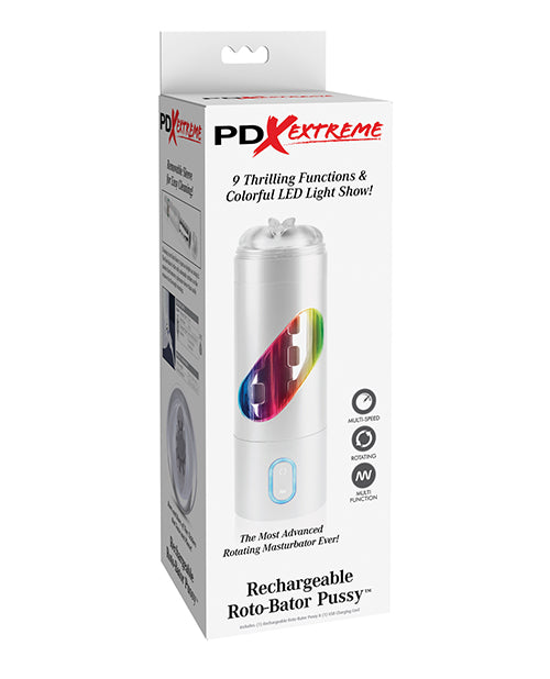 PDX Extreme Pipedream Extreme Toyz Rechargeable Roto-Bator Pussy