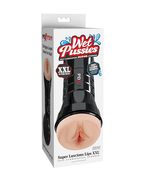 PDX Extreme PDX Extreme Wet Pussies Super Luscious Lips XXL Stroker - Light