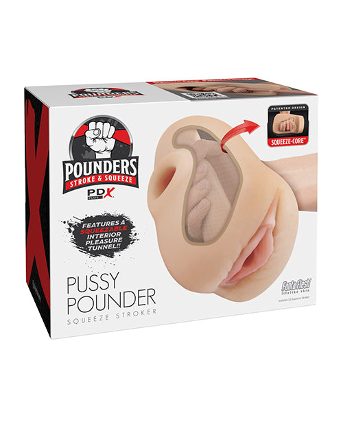 PDX Plus PDX Plus Pussy Pounder Squeeze Stroker - Light