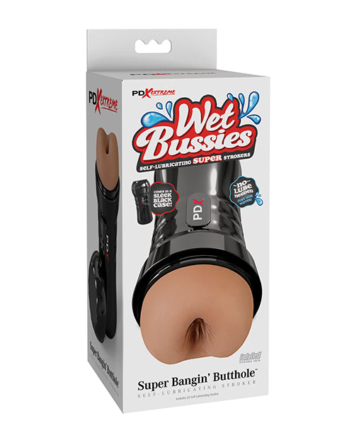 PDX Extreme PDX Extreme Wet Bussies Super Bangin' Butthole Stroker - Brown