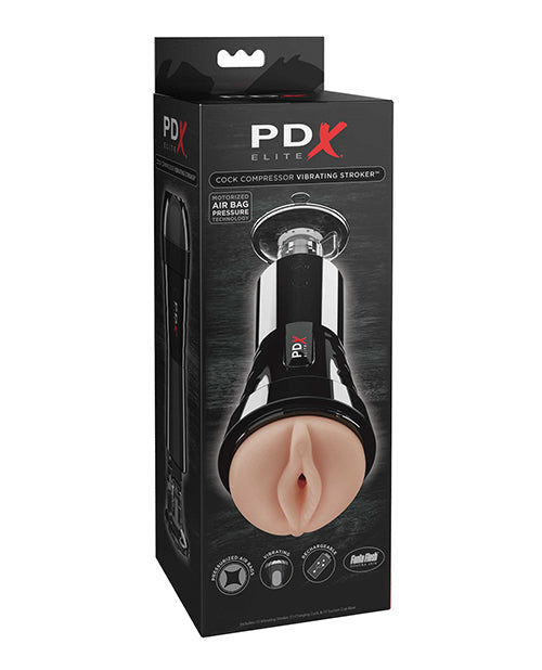 PDX Elite Pipedream Extreme Elite Cock Compressor Vibrating Stroker