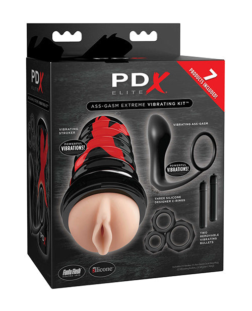 PDX Elite Pipedream Extreme Elite Ass Gasm Vibrating Kit
