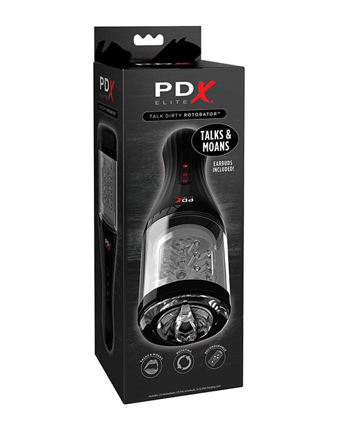 PDX Elite Pipedream Extreme Toyz Talk Dirty Roto-Bator