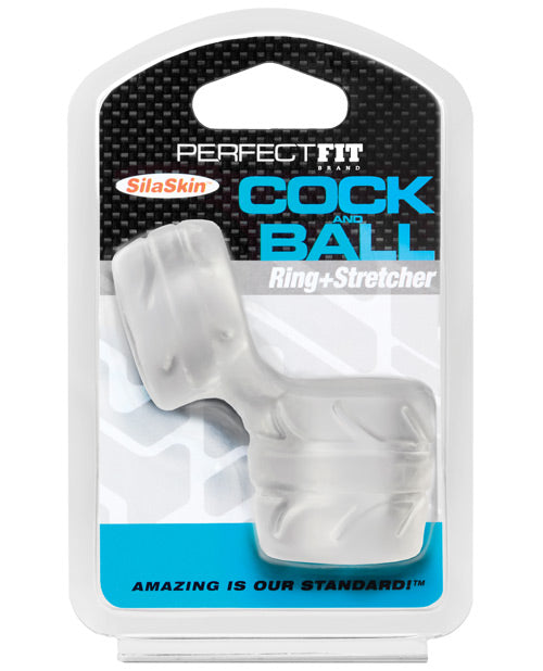 Perfect Fit Perfect Fit SilaSkin Cock & Ball Ring - Clear