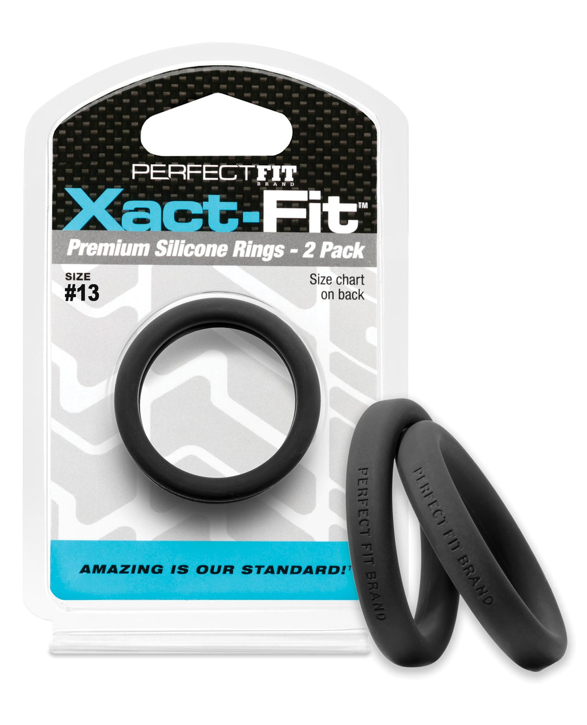 Perfect Fit Perfect Fit Xact Fit #13 - Black Pack of 2