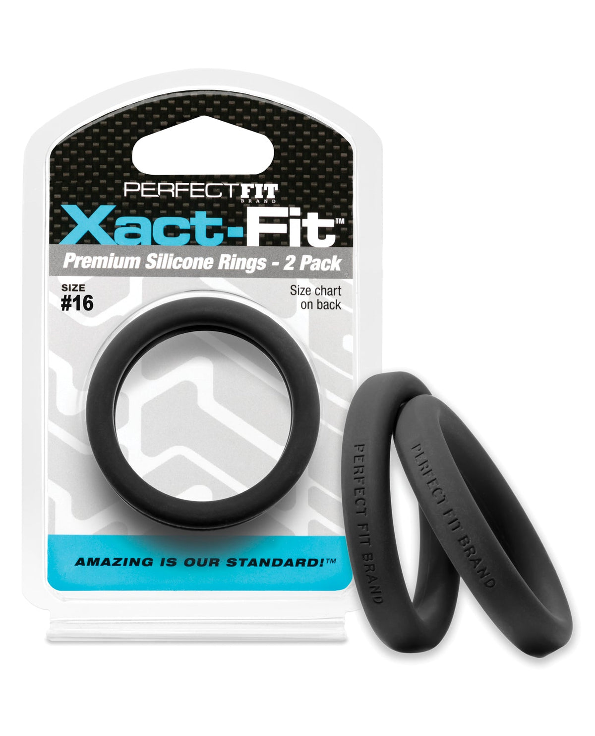 Perfect Fit Perfect Fit Xact Fit #16 - Black Pack of 2