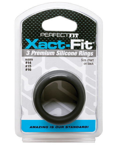 Perfect Fit Perfect Fit Xact Fit 3 Ring Kit S/M - Black
