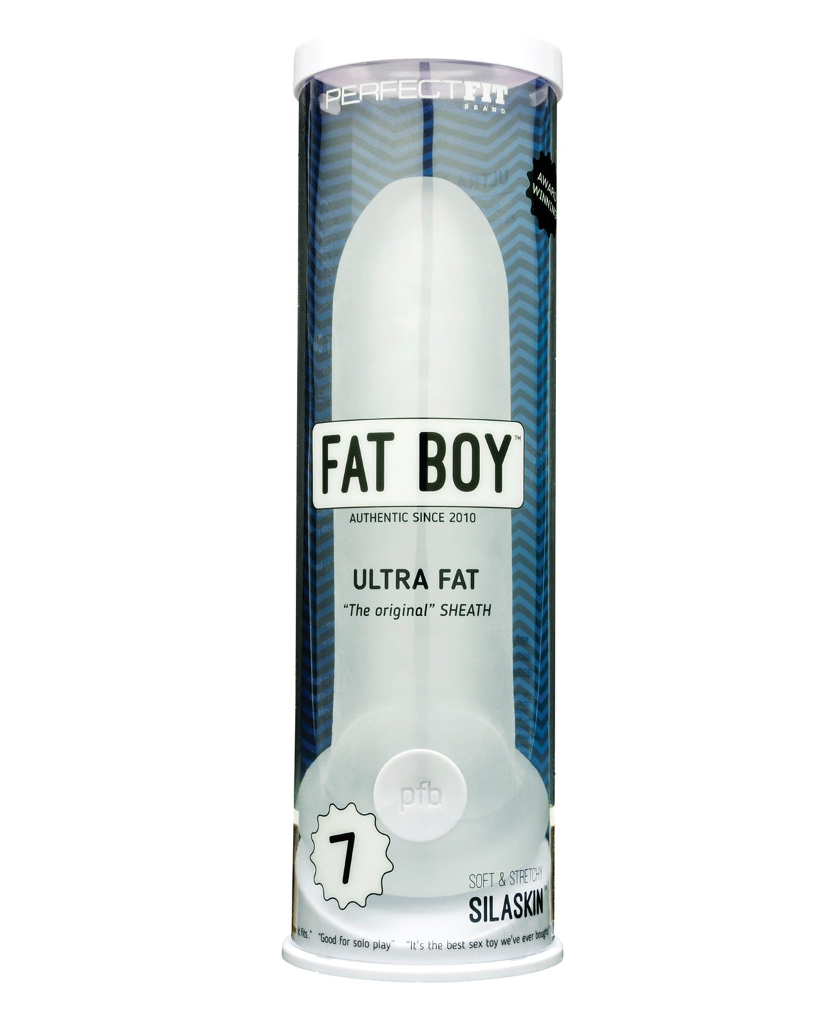 Perfect Fit Perfect Fit Fat Boy Original Ultra Fat 7.0" - Clear