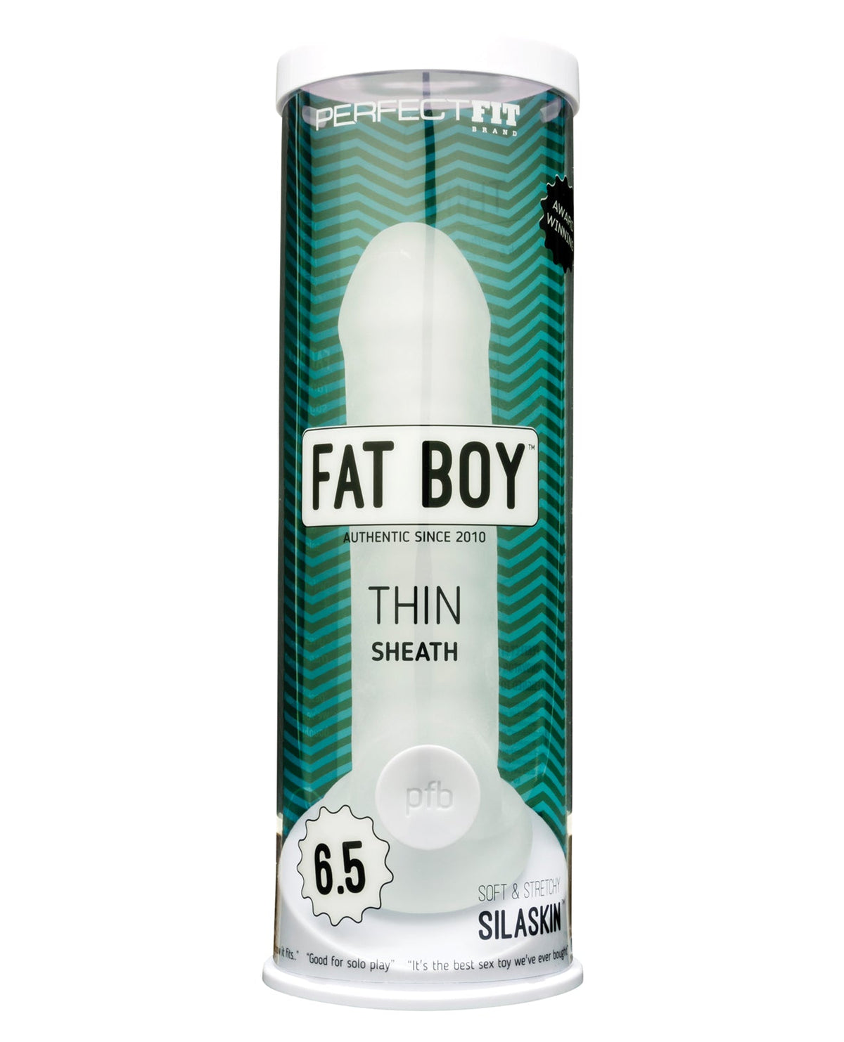 Perfect Fit Perfect Fit Fat Boy Thin 6.5" - Clear